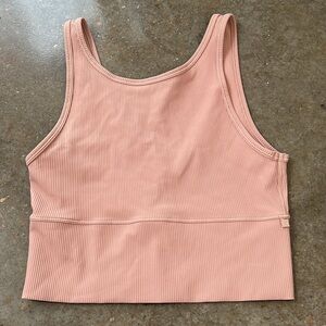 Ribbed lululemon Pink Tank Top